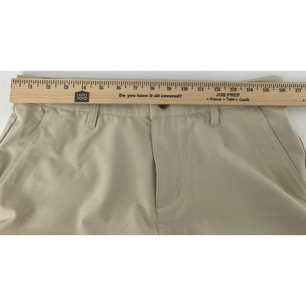 BYLT Premium Basics Everyday Shorts Mens Golf Bone Off-White Size 33 - Picture 6 of 8